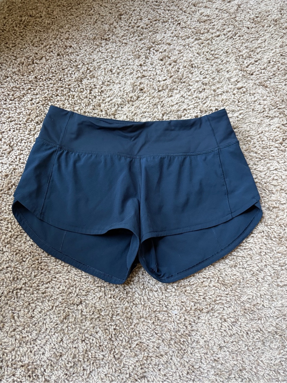 lululemon athletica Black Athletic Running Shorts